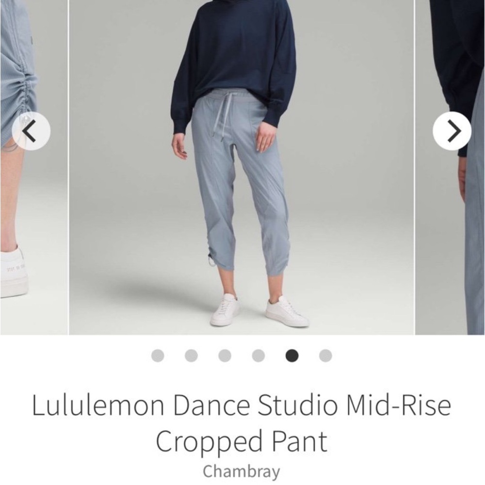 Lululemon dance studio crop